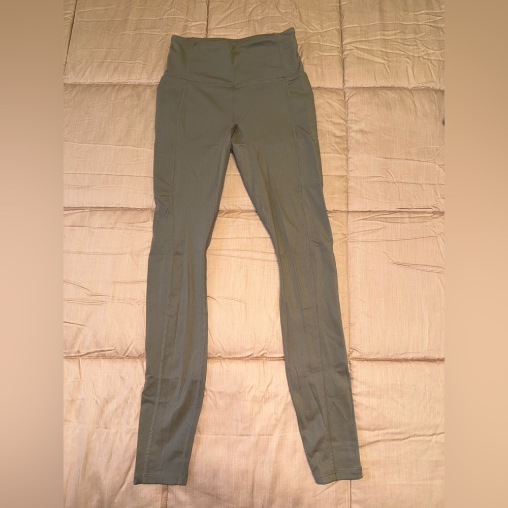 Fabletics Tam/Brown Leggings Stretchy Slim Fit